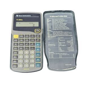 Texas Instruments TI-30XA Scientific Math Calculator With Cover